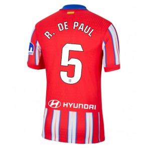 Billiga Atletico Madrid Rodrigo De Paul #5 Hemmatröja 2024-25 Kortärmad